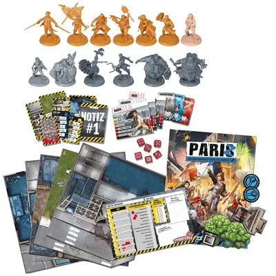 Produktbild von Zombicide 2. Edition – PariZ, Kennerspiel, Deutsch, Brettspiel, Asmodee