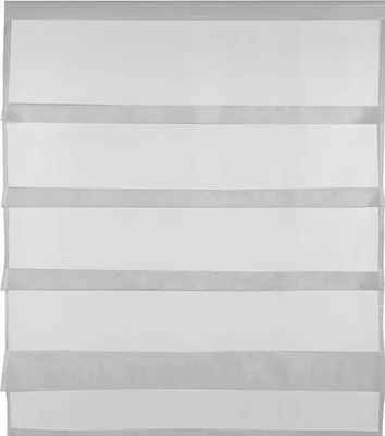 Produktbild von Gardine Raffoptik mit Stangendurchzug, Größe: 90x110cm, Farbe: Grau