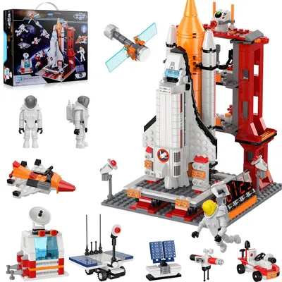 Image de Kit de construction spatial 11-en-1 pour enfants