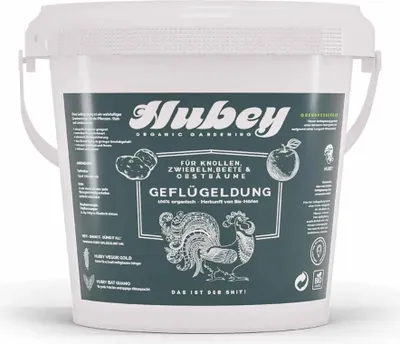 Produktbild von Hubey Hühnerdung 3 Kg Universaldünger Naturdung & Bodenaktivator aus Hühnermist