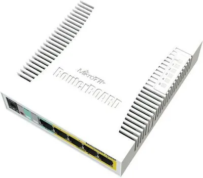 Zdjęcie produktu dla Mikrotik RB260GSP, Zarządzany, Gigabit Ethernet (10/100/1000), Obsługa PoE