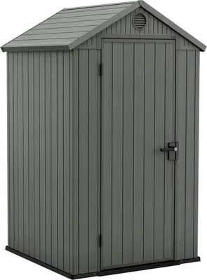 Produktbild von Keter 259037, Metallschuppen, Einzelbild, Giebeldach, Grün, Metall, Grün