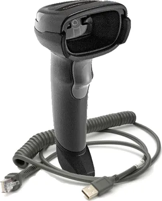 Produktbild von Zebra DS2208, 2D, Multi-IF, Kit (USB, gedreht), schwarz