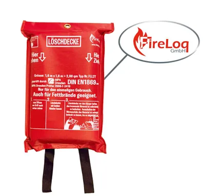 Produktbild von FireLoq® Löschdecke in Tasche 1,6m x 1,8m