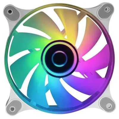 Zdjęcie produktu dla Wentylator Mars Gaming MF3DW ARGB White Ø 12 cm