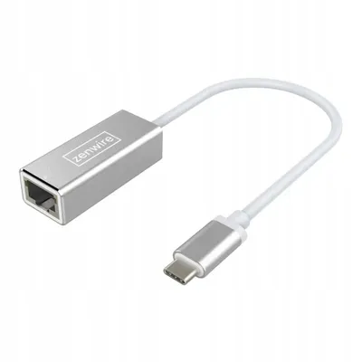Obrázok produktu pre USB-C Fast Ethernet adaptér RJ45 USB A LAN adaptér Zenwire