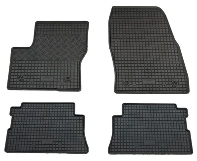 Gummifußmatten Set 4-teilig für Ford Kuga MK2 (2013-), schwarz