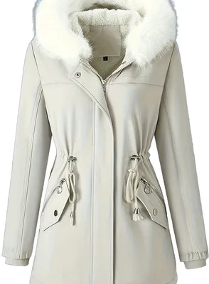 Productafbeelding van Currero Winterjas Dames Melkachtig L