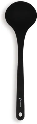 Silikon-Spatel, groß, schwarz, 33 cm, hitzebeständig