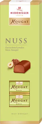 A product package for Niederegger Nougat.