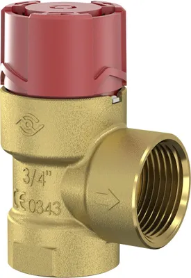Produktbild von FLOPRESS Sicherheitsventil für Zentralheizungsanlagen, GW 1/2 Zoll Anschluss, 3 bar