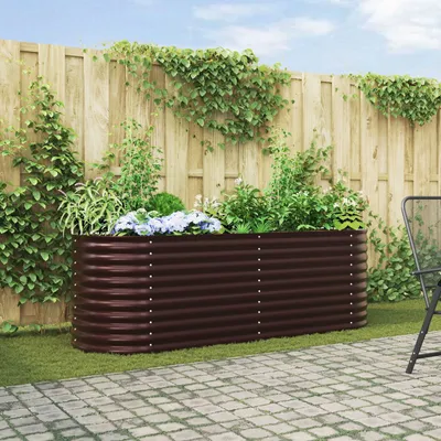 Produktbild von Möbel Hochbeet Braun 240x80x81 cm Verzinkter Stahl - Beete 42008134