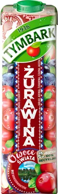 Obrázek produktu pro Napój wieloowocowy Tymbark Żurawina 1L