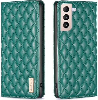 Obrázek produktu pro Galaxy S21+ 5G Pouzdro, Elegantní Flip Kožené Pouzdro s Kapsami na Karty a Stojánkem pro Samsung Galaxy S21 Plus 5G zelené