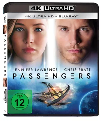 Zdjęcie produktu dla PLAION 1129801, Film, Blu-ray, Niemiecki, Angielski, Francuska, Czeska, Węgierska, 116 min, Passengers, Przygoda/Przygodowy