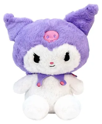 Produktbild von Kuromi mit lila Mütze Kuscheltier - ca. 23 cm