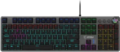 Immagine prodotto di Tastiera da gioco MSI FORGE GK310 Red meccanica cablata retroilluminazione RGB layout USB CZ+SK