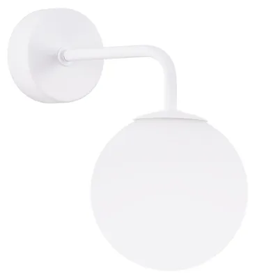 Zdjęcie produktu dla Kinkiet ASTRAL biały 1xG9x8W szkło wym:21x10x22cm IP20 Sollux Lighting