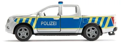 Produktbild von Nissan Navara Bundespolizei Modellauto 1:50 Siku 2317 Silber Blau