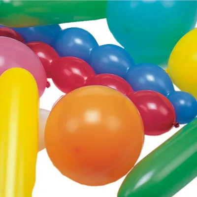 Image de PAPSTAR 18668 PAPSTAR XXL-Luftballons, Formen und Farben sortiert