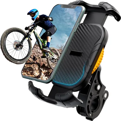 Produktbild von 360°-Fahrrad-Handyhalterung für Motorräder von 4,7 bis 6,9 Fuß