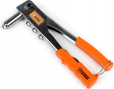Zdjęcie produktu dla Nitownica ręczna do nitów 2.4 - 4.8 mm chromowana Polax