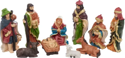 Produktbild von VBS Krippenfiguren "Samarien", 10-tlg., ca. 2,5 - 10 cm