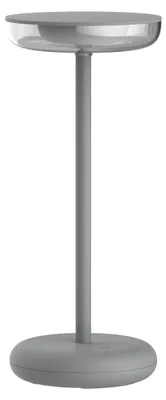 Zdjęcie produktu dla Lampa stołowa "PASI" na akumulator, kolor szary