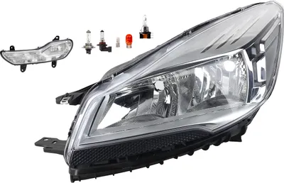 Zdjęcie produktu dla Reflektory pasujące do Ford Kuga (model z 05/2012 - 12/2016), żarówki H7, H15, światła mijania i drogowe, światła przeciwmgielne. Numery części: 1808350, 1785351, 1785609, 1799433, 1806387, CV4413W030AA, CV4413W03, Johns