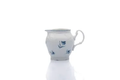 Image de Thun 1794 Pot à lait, porcelaine tchèque, Bernadotte, 250 ml, roses bleues, Thun