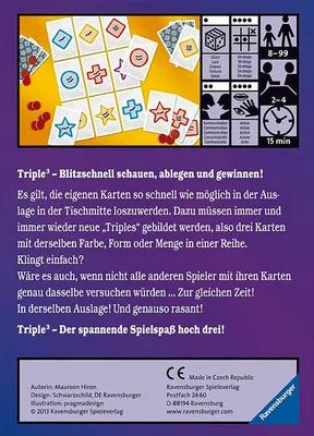 Produktbild von Ravensburger 27105 - Triple 3, Kartenspiele
