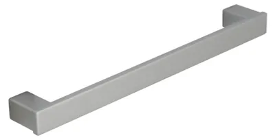 Produktbild von Möbelschrankgriff aus Zinklegierung (Zamac) mit Aluminiumlackierung, 128 mm