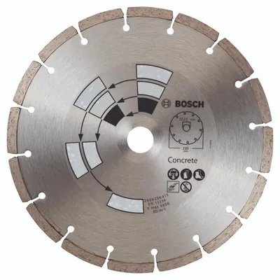 Immagine prodotto di Bosch 2609256415 Disco diamantato da 230 mm con bordo segmentato