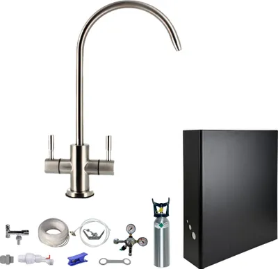 Produktbild von BieTal® BT-W01 Tafelwassergerät ohne Kühlung & 2-ltg Hahn & Filter & 2kg CO2 SET