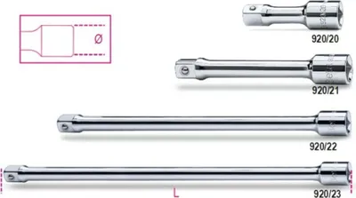 Produktbild von Beta Tools 437314 1/2" Antrieb Verlängerung "920/21"