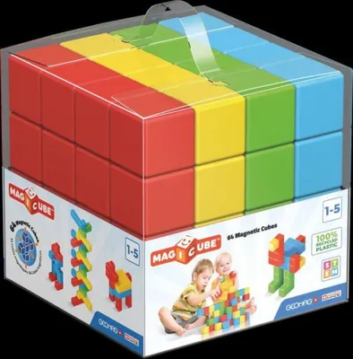 Produktbild von Geomag MagiCube Green Line, 1 Jahr(e), 64 Stück(e)