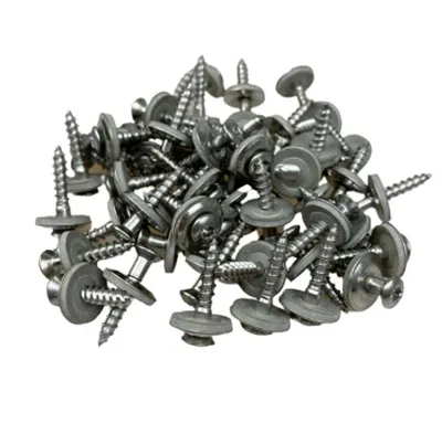 Produktbild von Spenglerschrauben V2A mit Dichtscheibe 15 mm Dichtschraube 4,5 x 45 mm Edelstahl 100 Stück
