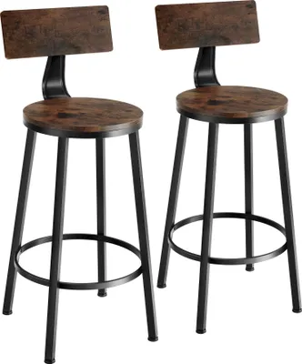 Produktbild von tectake® Set Barhocker Poole Sitzhöhe 73 cm