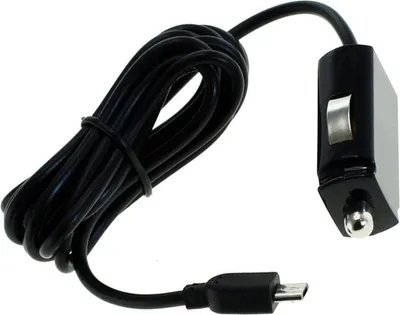 Produktbild von 12 Volt KFZ-Ladekabel mit Micro-USB Stecker, Ladestrom bis zu 2,1A