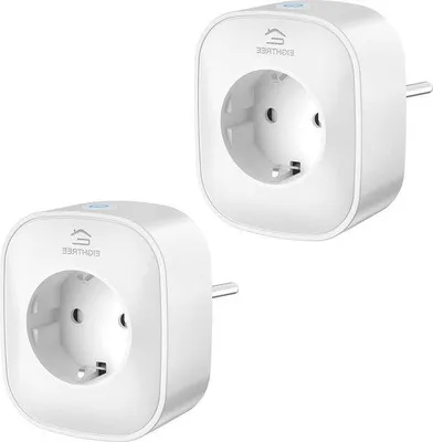 Image de Kit de prises intelligentes avec compteur d'électricité, Wi-Fi, 16 A, 3 680 W