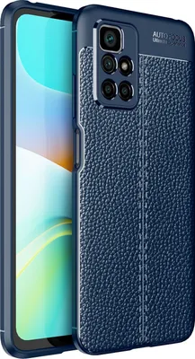 Produktbild von Mobigear Luxury  Xiaomi Redmi 10 4G Hülle Flexibles TPU Backcover - Blau