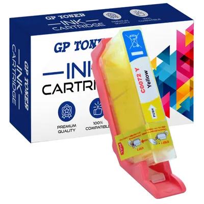 Obrázek produktu pro Náplně do tiskáren kompatibilní s Canon Pixma Pro-10 Pro-10S PGI-72 – žlutá