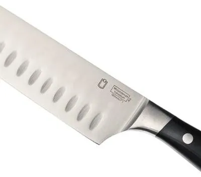 Produktbild von METRO PROFESSIONAL Santokumesser, 18 cm, Edelstahl, schwarz, Art. AAA0000022895