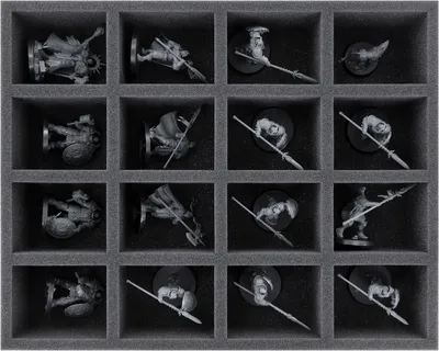 Produktbild von Schaumstoffeinlage für Stormcast Eternals – 16 Fächer, 35x28x6 cm