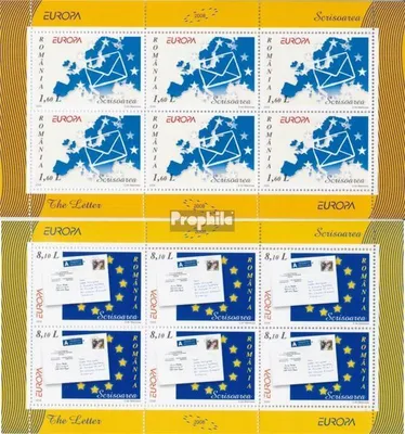 Produktbild von Briefmarken Rumänien 2008 Mi 6294Klb-6295Klb Kleinbogen (kompl.Ausg.) postfrisch Europa - Der Brief