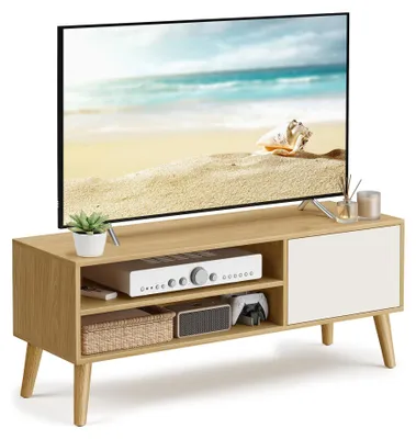 Zdjęcie produktu dla VASAGLE, szafka RTV, komoda pod telewizor, do telewizorów o przekątnej do 55 cali, szerokość 120 cm