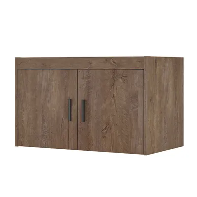 Produktbild von AX LIVING Schrankaufsatz Storicos 2T Eiche Lefkas 89,7x55x53 cm Modern