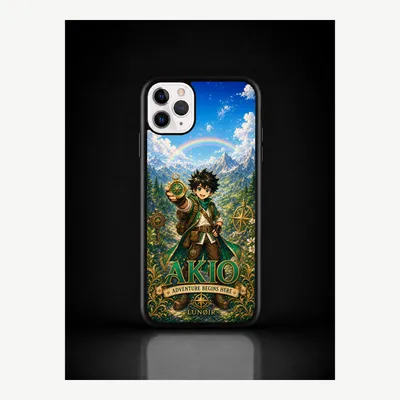 Imagen del producto de Funda para iPhone 11 Pro Max, carcasa protectora para teléfono móvil con diseño de Akio – LUNØIR ©