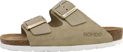 Produktbild von Rohde 5590 Alba Damen Schuhe Pantoletten Clogs Leder, Größe:38 EU, Farbe:Beige