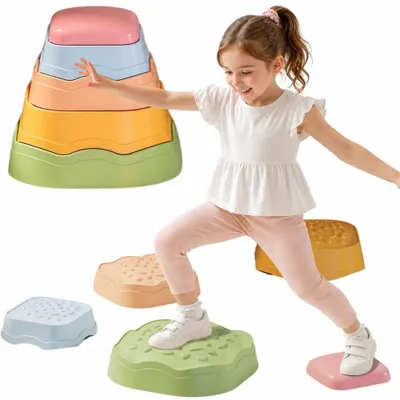 Productafbeelding van Woopie Sensorische Balanceerstenen 5 St.